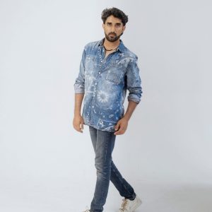 مدل مردانه با شلوار جین؛ عکس دمو